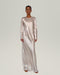 THEIA SILK-SATIN MAXI DRESS